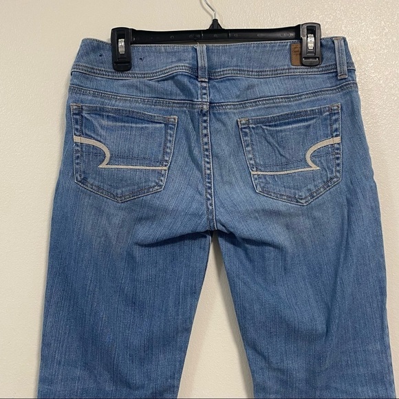 American Eagle Outfitter Jeans Women’s Size 6 Blue denim Slim Bootcut Jeans - Picture 12 of 14